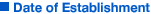 Date of Establishment