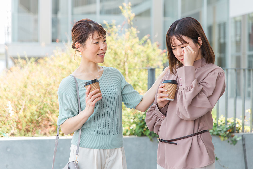 困っている人に声をかけよう